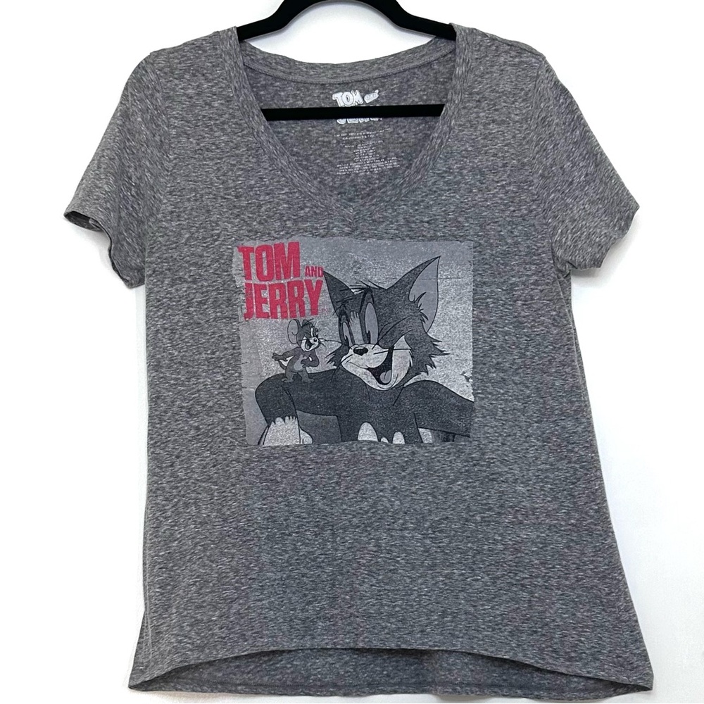 Gray Tom & Jerry Tee, size L